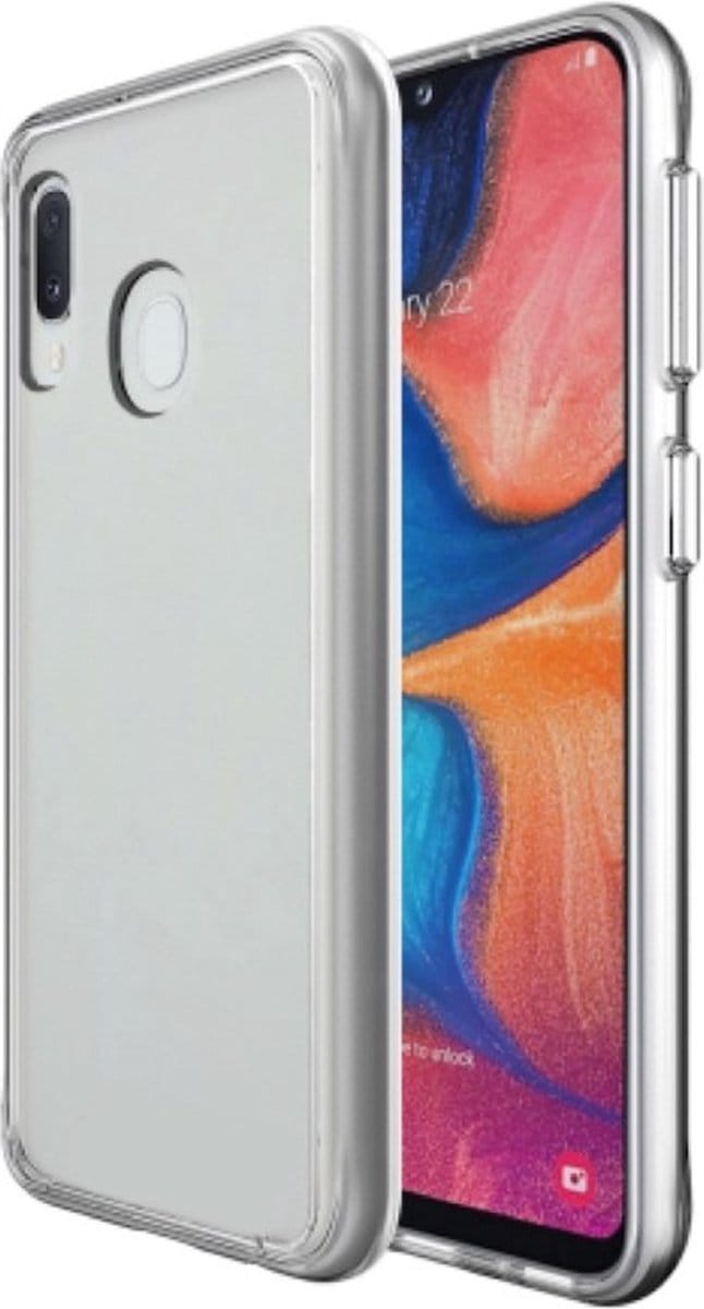 Hoesje Geschikt voor Galaxy A20S silicone back cover/Transparant hoesje