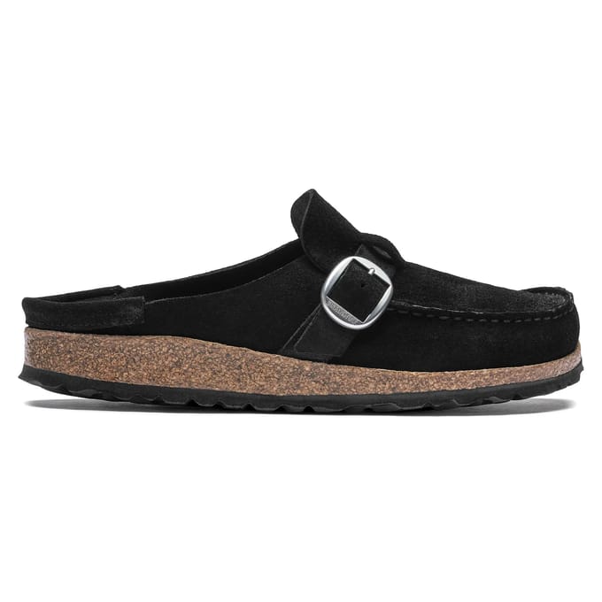 Damesklompen van suède leer Birkenstock Buckley