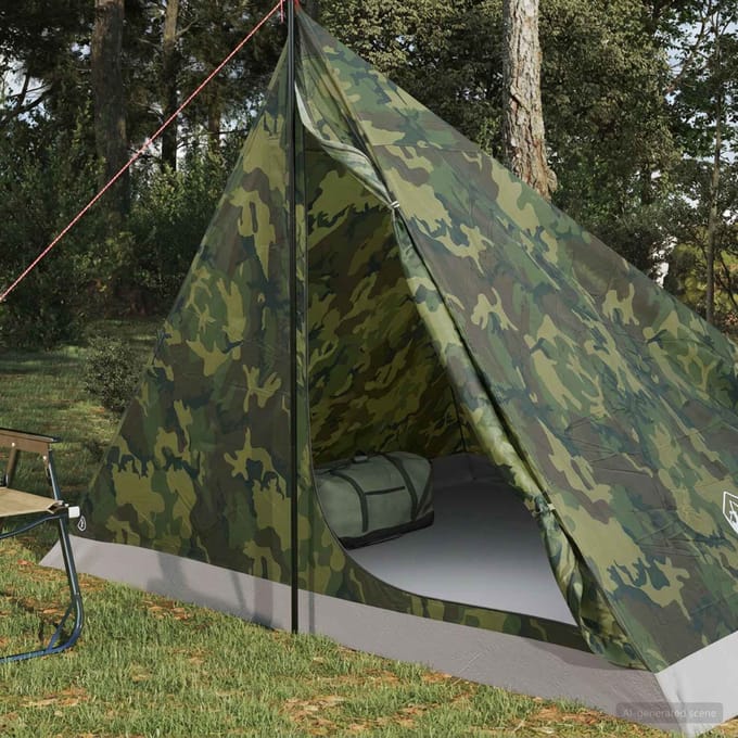 vidaXL - Backpacking - Tent - 4-persoons - Camouflage