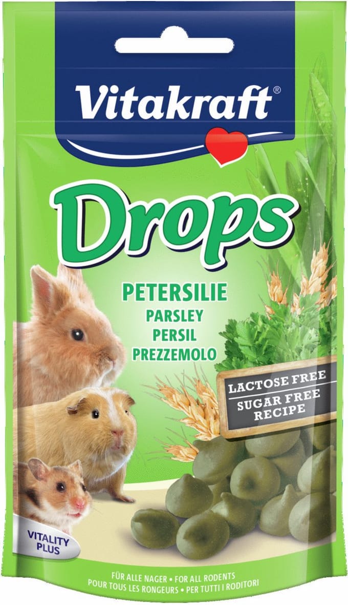 Vitakraft Knaagdier Drops Peterselie Lactose Vrij