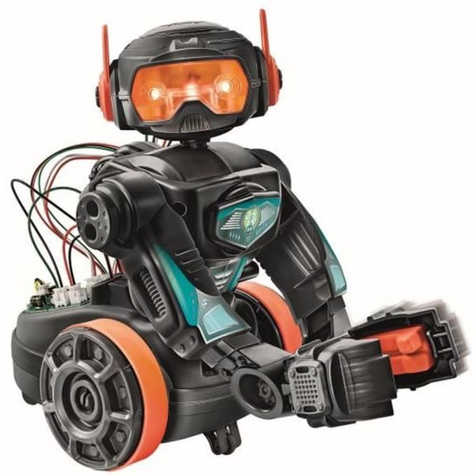 Clementoni - Robot Évolution 2.0 a assembler et programmer - 4 modes de jeu - Fabriqué en Italie