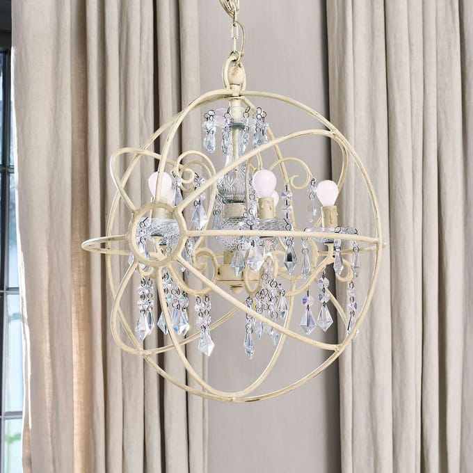 LOBERON Hanglamp Élivienne antiekcrème