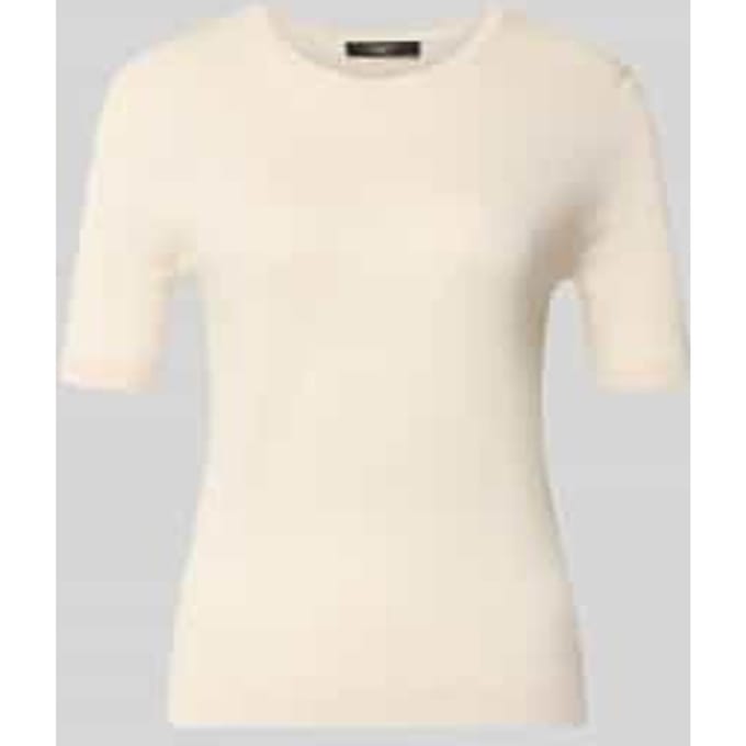 Slim fit gebreide pullover van mix van zijde en wol Model 'GABARRA'
