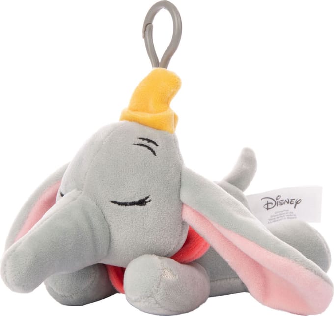 Sambro Disney sleutelhanger knuffel Dombo - schattige pluche hanger.