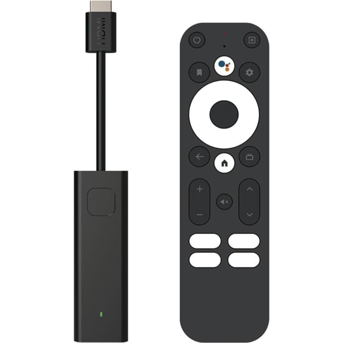 TV Stick Low Power Prestaties Ingebouwde Chromecast 4K Streaming Ondersteuning Nieuwste Android 11 OS zwart
