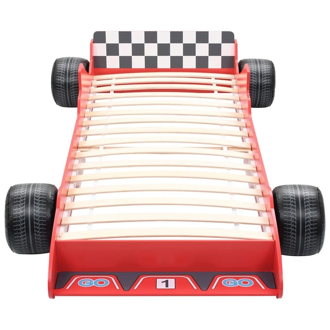 Vidaxl Kinderbed in Vorm van een Auto, 90X200 Cm, Rood