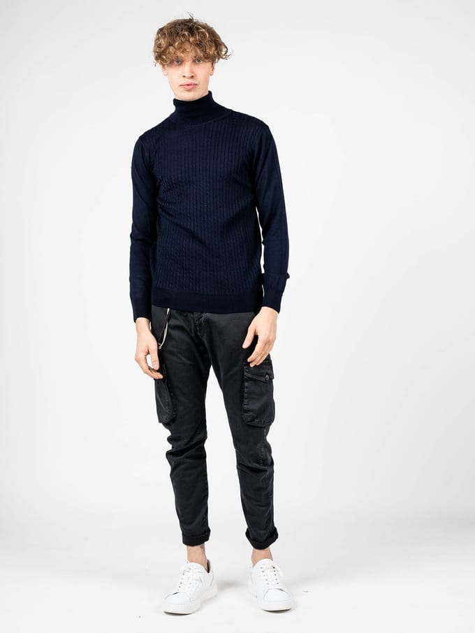 Xagon Man stoppen Mannen blauw