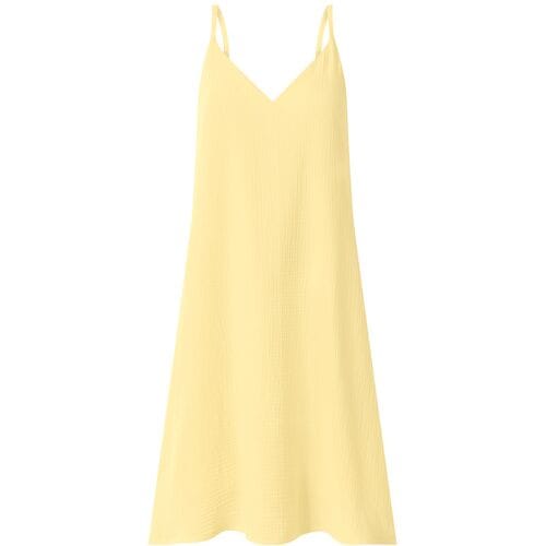 ESMARA Mousseline dames jurk (Geel, M (40/42))
