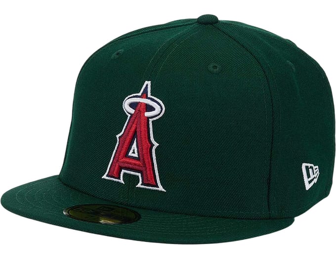 New Era MLB Anaheim Angels 50th Anniversary 59fifty Fitted Pet Groen