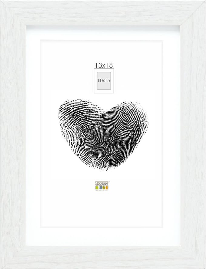 Deknudt S66KF1 P1 13x18 Wissellijst Papierformaat: 13 x 18 cm (b x h) 13 cm x 18 cm Wit
