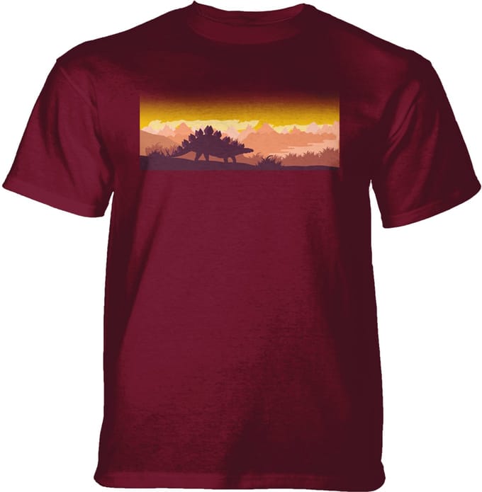 T-shirt Stegosaurus Silhouette S