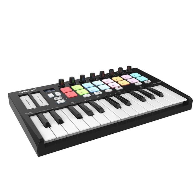 WORLDE Orca mini25 Contrôleur de clavier MIDI USB portable à 25 touches white