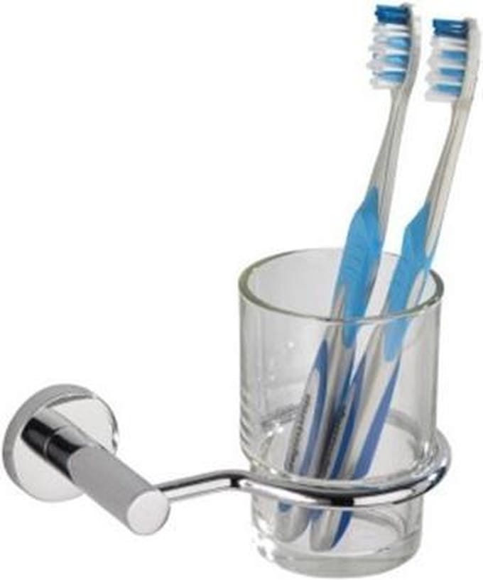 Bekerhouder Wenko Powerlock Chroom 9.5x9.5x13.5cm