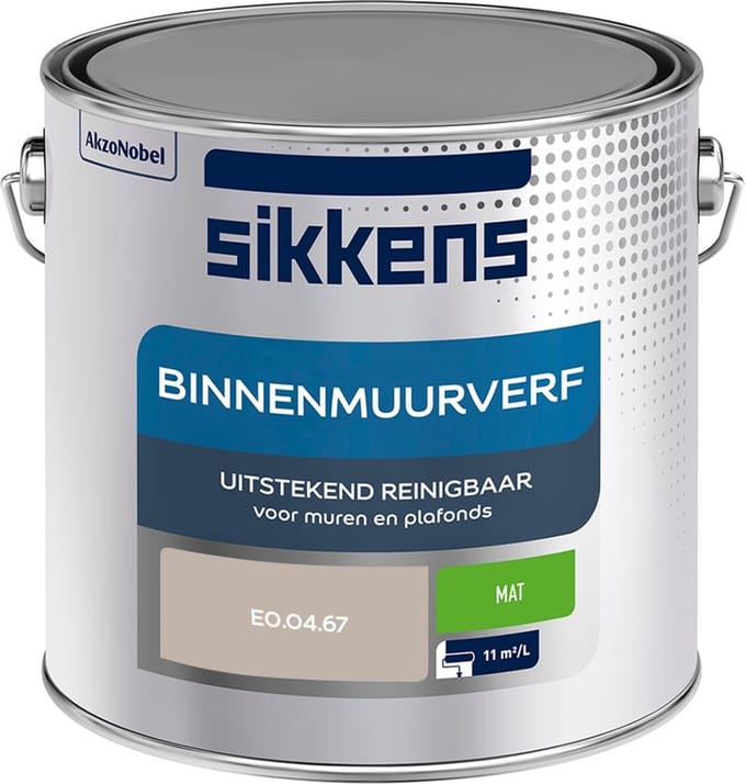 Sikkens - Binnenmuurverf Mat - E0.04.67 - Mengverf - 2,5 L
