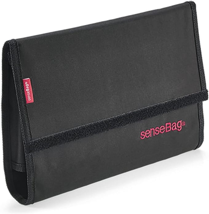 Zwarte Wallet voor 24 Markers van Afwasbaar Polyester - Handige Tas voor Pennen