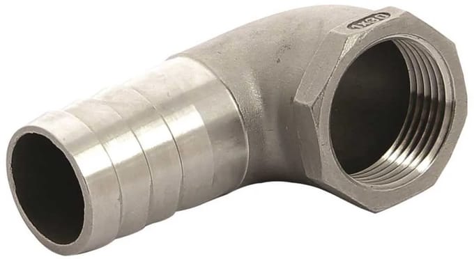 Vetus Slangconnector 90º Goud 38 mm