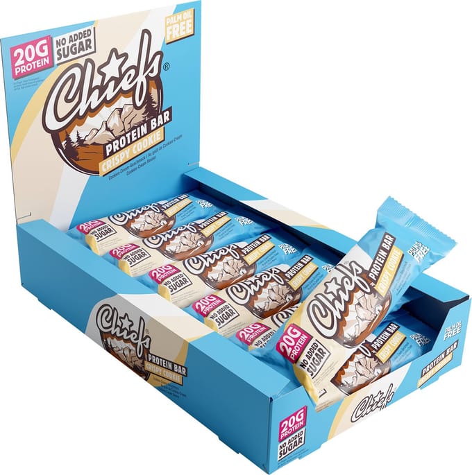Chiefs Protein Bar (12x55g) Crispy Cookie - Repen - Eiwit Repen