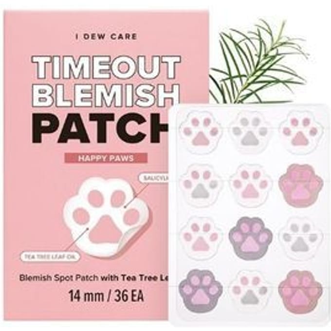 I Dew Care, Time Out Blemish Patch, Happy Four, 36 Patch