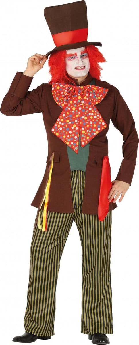 Fiestas Guirca Verkleedpak Mad Hatter Polyester Bruin/groen Mt M