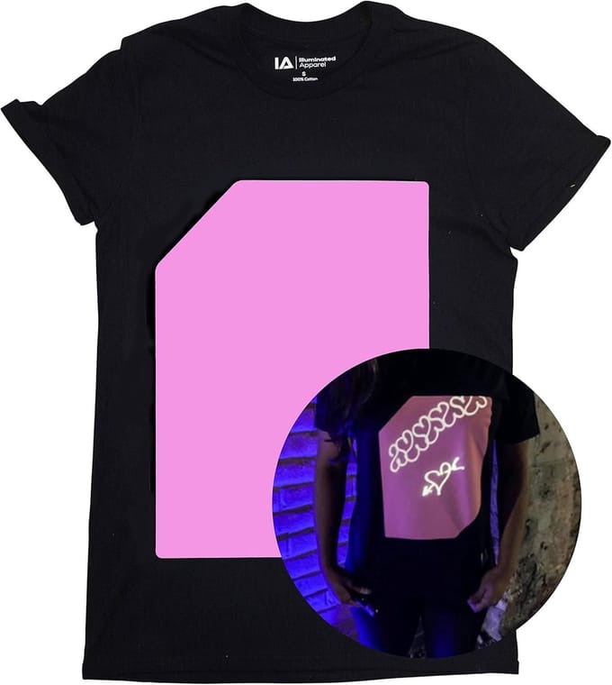 Interactief Glow In The Dark T-shirt voor Creatieve Kinderen