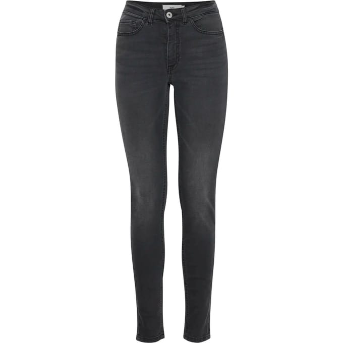 Ichi Dames Jeans Grey Denim - Maat W30