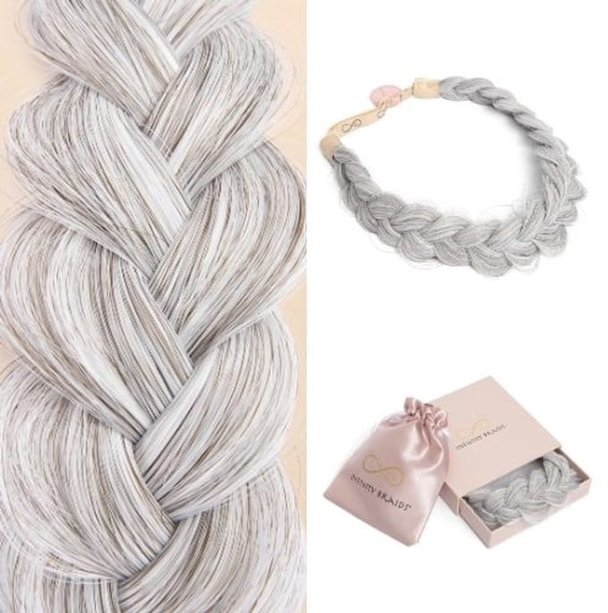 Infinity Braids - Viènne Messy Braid - Haarband - Haarband Dames - Haarbanden - Haarband Meisje - Messy Braid Viènne Iced Gold