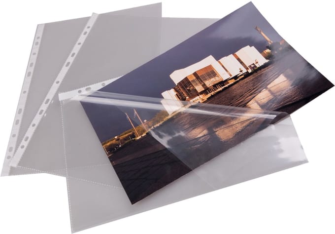 proOFFICE documenthoezen A4 transparant PP-folie glashelder