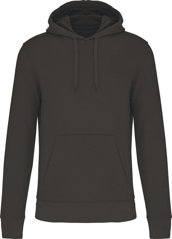 Kariban Ecologische herensweater met capuchon K4027 - Dark Grey - S
