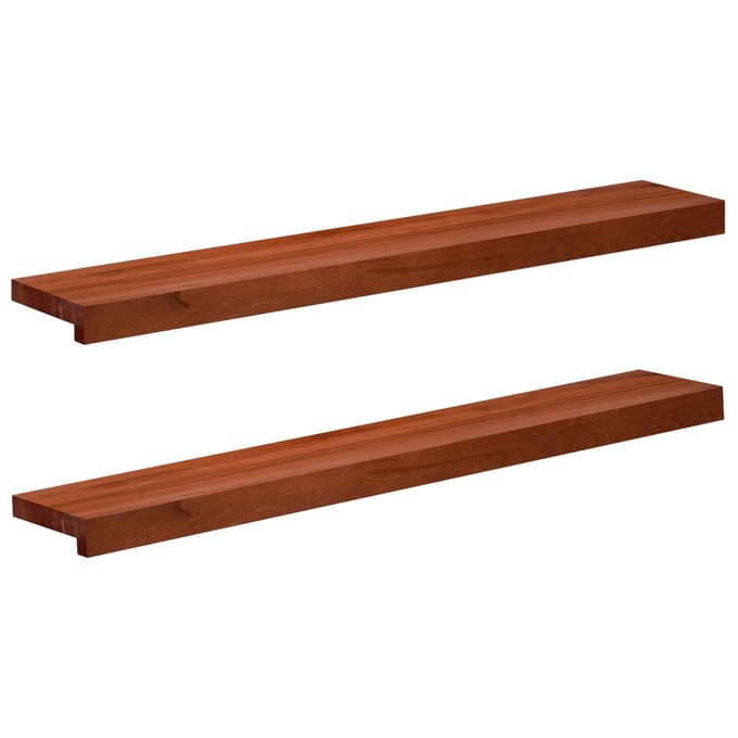 vidaXL - Raamprofielen - 2 - st - Bruin - 100 - x - 20 - x - 2 - cm - Massief - beukenhout