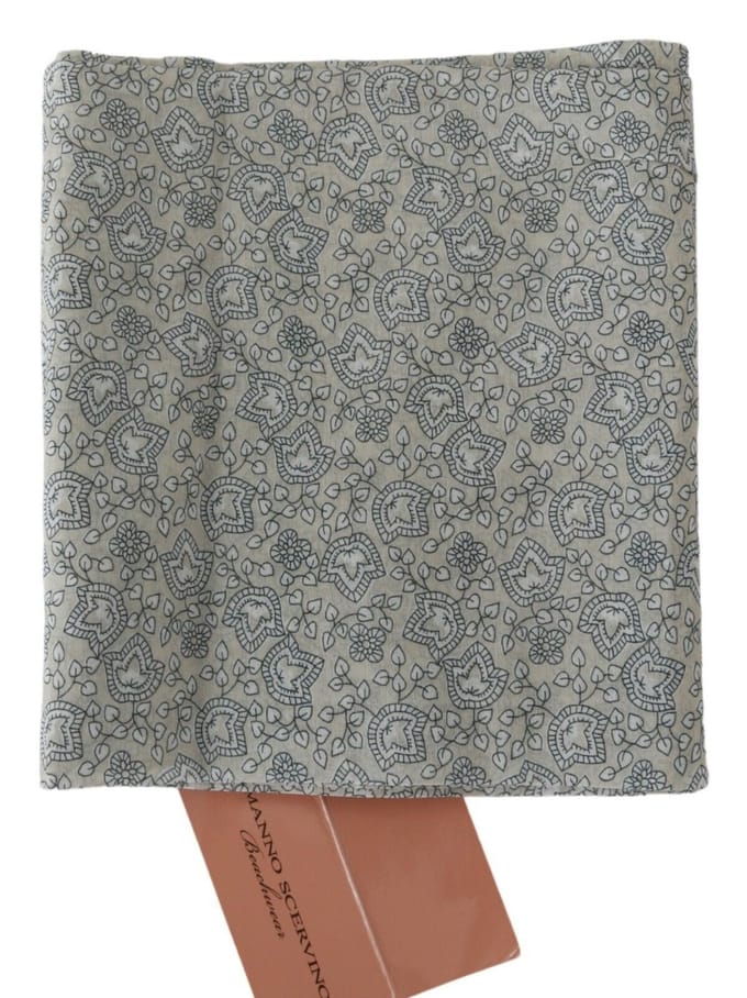 Ermanno Scervino Zijde Sjaal Bloemenprint