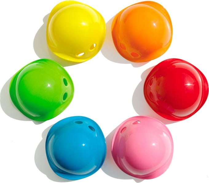 MOLUK Bilibo Midi - Set Van 6 - Classic Mix - 12X12X7Cm - 0 Jaar