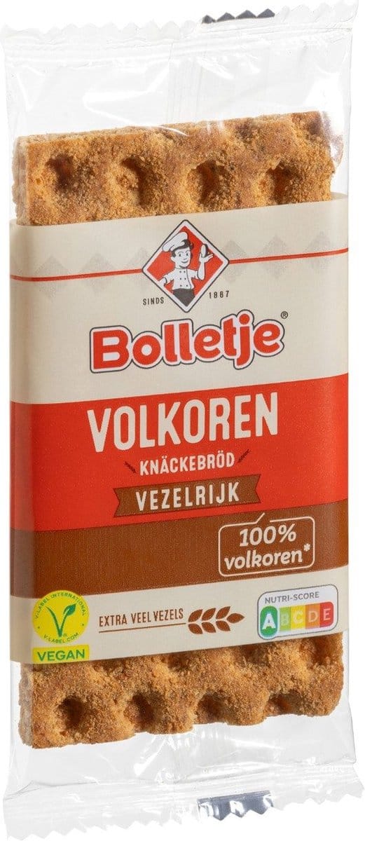Bolletje Knäckebröd volkoren mono 72 stuks x 15 gram
