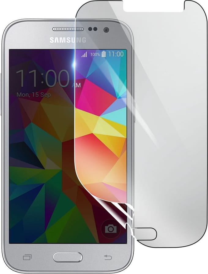 3mk, Geschikt voor Samsung Galaxy Core Prime, Schokbestendige Hydrogel Screenprotector, Transparant