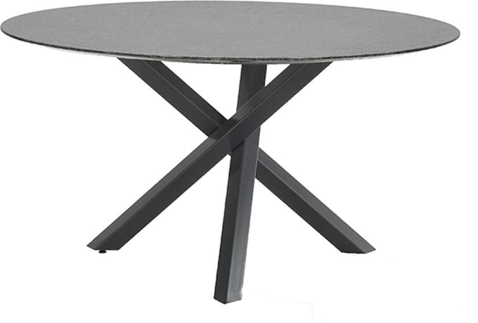 Garden Impressions Gigi Tuintafel Diamond Black - Ø120 cm