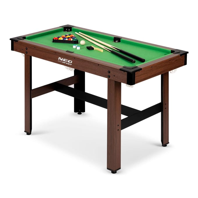 Biljarttafel 122 x 61 x 76 cm NS-807 donkerbruin