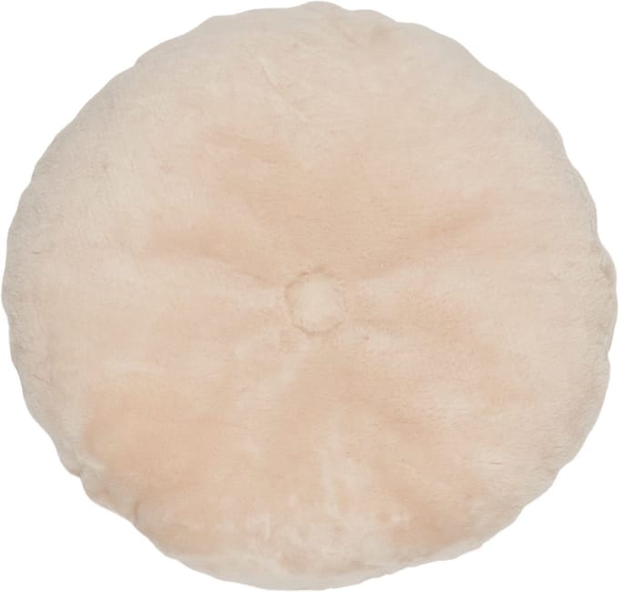 Sheepskin House - Mocassin Kussen - Dubbelzijdig - D45 cm