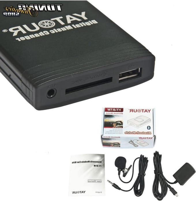 Muziek Interface - Digitale Audio - Auto Muziek Streamen - Handsfree Bellen - 12-Pins - Zwart