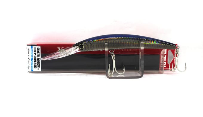 Yo Zuri Crystal Minnow DD 130 mm Leurre Flottant R1136-HGHB (2455)