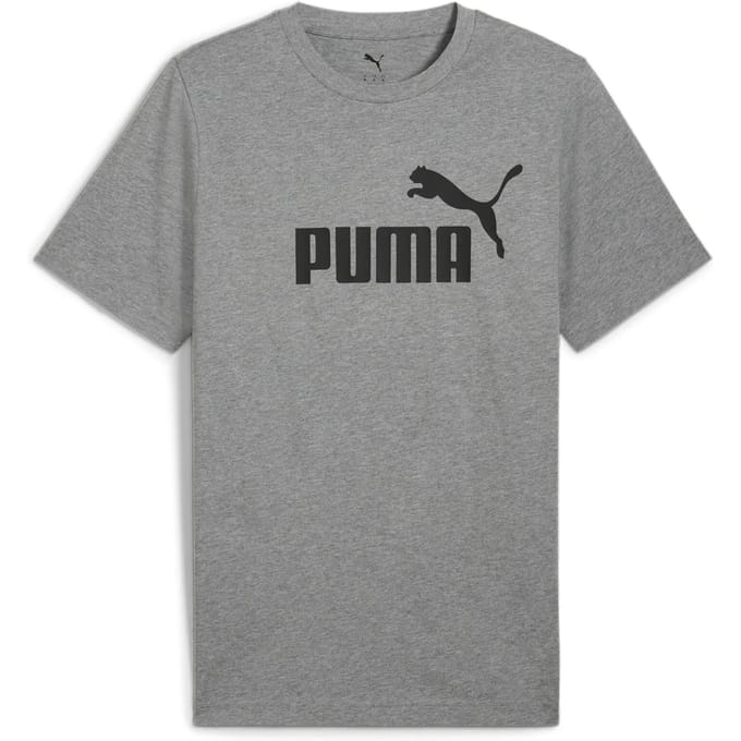 PUMA ESS No. 1 Logo Tee Heren tshirt - Medium Gray Heather