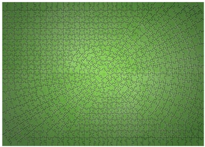 Ravensburger legpuzzel Krypt Neon Green 736 stukjes puzzel uitdaging.