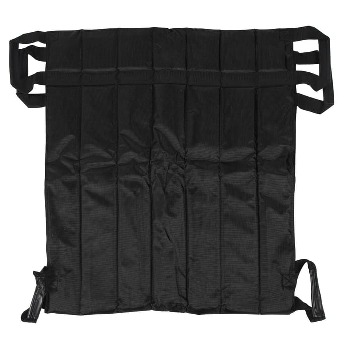 Tapis de transfert pour patients avec 6 poignées, coussin de levage et de déplacement pour personnes âgées handicapées rouge