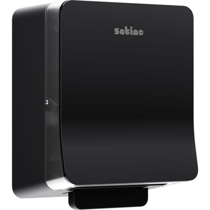 Handdoekroldispenser Satino SYS1 Hyginity zwart 333419