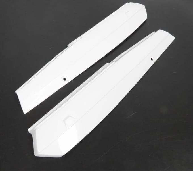 Caches latéraux RSM pour Mobylette Peugeot 50 103 blanc Neuf