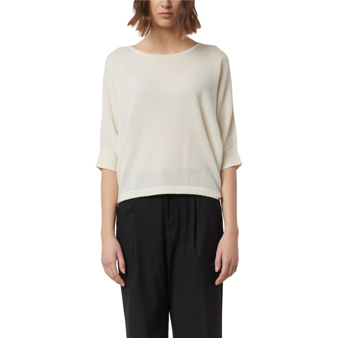 Comma Pullovers Offwhite Maat: M | Sweaters Outlet | Dames | Wit