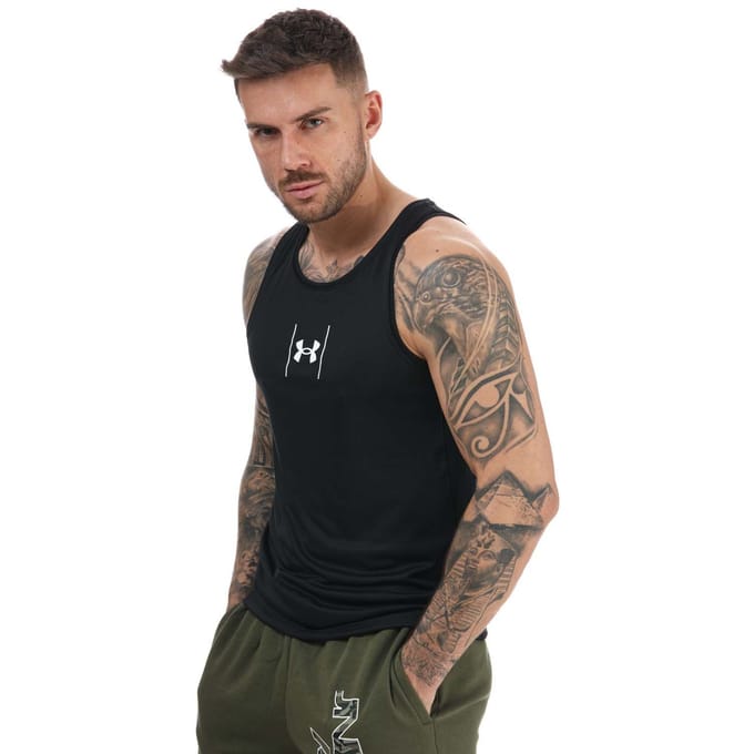 Under Armour UA Speed Stride Shock bodywarmer voor heren, zwart