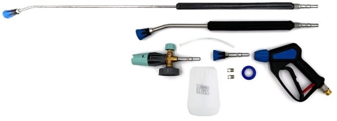 CRIJNS - PRO - Hogedrukset - Pistool - Schuimlans - Roestvrijstaal Lans - 500mm + 1200mm