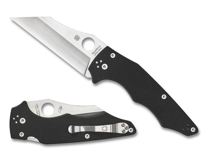 Spyderco yojumbo 2 black cpm s30v pe