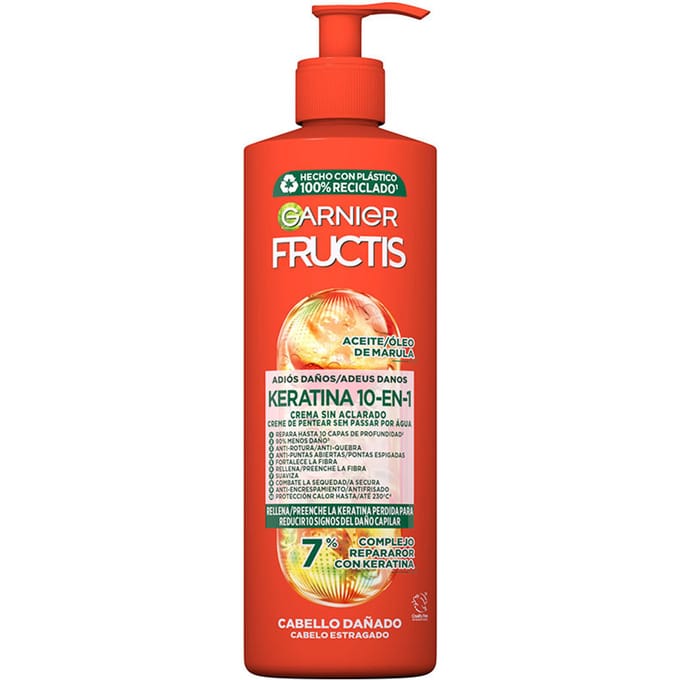 Fructis Keratine 10-in-1 Leave-in Crème 400 ml