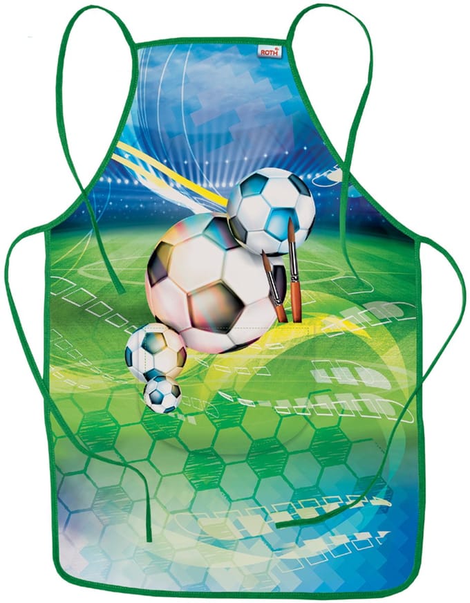 ROTH schilderschort 'Voetbal' met buikzak