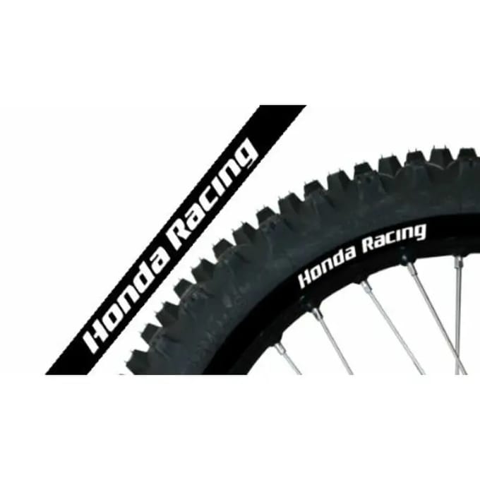 Motorcycle Rim Decoration Stickers Blackbird Racing Replica Honda